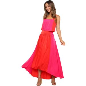 Petal & Pup Women's Lula Set (Red/Pink) XS