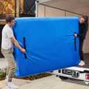 BETU Mattress Bags for Moving, Mattress Protector Waterproof Mattress Cover King Size Storage Bags with 8 Heavy-Duty Handles and Zipper for Bed Extra Thick Large Reusable (82"x79"x15" Blue)