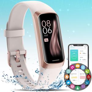 Fitness Activity Tracker for Men Women,Smart Watch with Blood Pressure Monitor Heart Rate Sleep Monitor IP67 Waterproof Pedometer Step Counter Calorie Tracker Health Watch for Android iOS Phones