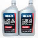 Maintenance 2 PK Kohler Engine 10W30 Synthetic Blend Motor Oil 1 Quart Bottles 25 357 65s