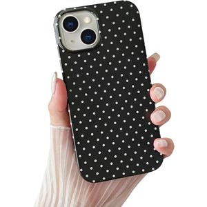 Black Tiny Polka Dot Case i14 Promax