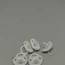 NUK Comfy Orthodontic Pacifiers, Timeless Collection, 0-6 Months, 5 Count (Neutral)