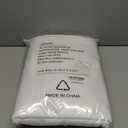 Ascoza 2 Pack 132 Inch White Round Tablecloth in Polyester Fabric for Wedding/Banquet/Restaurant/Parties