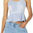 Current/Elliott Women's The Julienne Top in Ticking Stripe, Small