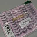 FARRED Lashes Natural False Eyelashes 6 Styles Wispy Strip Lash Pack 30 Pairs Cat Eye Fake Mink Eyelash Strips Short Fluffy Wispies Easy Lashes for Beginners Eye Lash Natural Looking for Daily Makeup