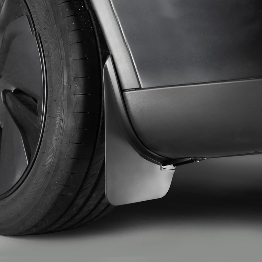 Tparts Mud Flaps Splash Guards for Tesla Model Y Juniper 2025-2026 (Premium/Performance), All-Weather Mud Guard Kits, Exterior Accessories Sediment Protection No Drilling Required Black (Set of 4)