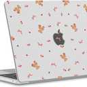 Compatible with MacBook Air 13 inch Case 2022 2021 2020 2019 2018 Release M1 A2337 A2179 A1932,Rose Bear Cute Laptop Cover Shell for MacBook Air 13.3 inch
