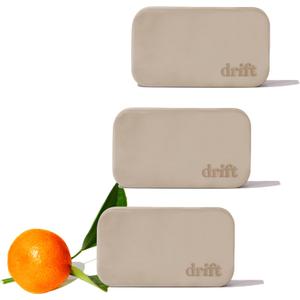 Drift Car Air Freshener - The Original Stone Air Freshener - Car Odor Eliminator - Long Lasting Scent - Metal Clip - Essential Oils - Clean Ingredients - Grove Scent 3 Pack Refill - NO CLIP INCLUDED