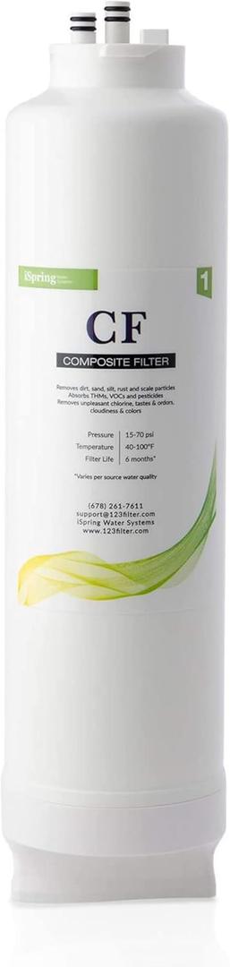 iSpring FCF500 Replacement Filter for RO500 Tankless Reverse Osmosis Water Filtration System