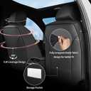 Fit Traverse Car Seat Covers (5 Seats Full Set) Compatible with Chevy Traverse 2018-2024 2025 2026-Full Coverage Breathable Leather, Airbag Compatible, Waterproof & All-Weather,Black