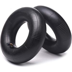 AR-PRO 11x4.00-5|11x4.50-5|11x6.00-5 Heavy Duty Replacement Inner Tube with TR-87 Bent Valve Stem (2-Pack) - for Wheelbarrows, Mowers, Hand Trucks and More