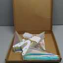 24'' Large Moravian Star Outdoor Light Hanging Christmas Tree Topper with LED Light 3D Iridescent Christmas Moravian Star for Christmas Holiday Home Porch Xmas Indoor/Outdoor Decor