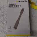 CCY 3,5MM TO USB C AUDIO ADAPTER BLACK & WHITE 2 Pack