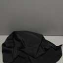 Women's One Shoulder Satin Silk Backless Split Wrap Hem Twist Ruched Party Cocktail Midi Dress Black, Size L