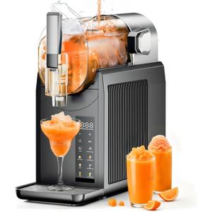 Slushie Machine for Home, Professional Frozen Drink Maker - No Ice Needed, Auto Clean, 6 Preset Programs, Rapid Freezing in 15 Mins, Keep 4H Fresh, for Frozen Margaritas, Frapps, Milkshakes and More