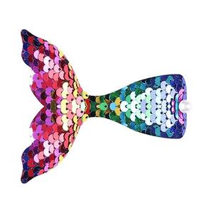 Mermaid-tail Hair Clips with Sequins Shiny Pearl Design Cute Colored Hairpin Styling Accessories for Women Girls