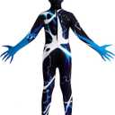 Spooktacular Creations Boys Scary Halloween Costume for Kids, Slenderman Skin Bodysuit, Skinsuit Boys (Large( 10 - 12 yr ))