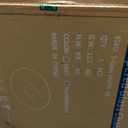 Round Office Chair Mat for Carpet & Hardwood, Upgraded 39" x 39" Dual Use Tempered Glass Chair Mat for Chair and Footrest Under Desk (Nature)