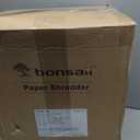 Bonsaii 12-Sheet Micro Cut Shredders for Home Office, 60 Minute P-4 Security Level Paper Shredder for CD, Credit Card, Mails, Staple, Clip, with Jam-Proof System & 4.2 Gal Pullout Bin C266-B