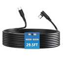 29.5ft Extension Cable for Rear Camera of Dash Cam, Compatible with VANTRUE N4 Pro/S1 Pro/E3 Dash Cam, Hard Wired Kit for Multiple Vehicle Models