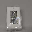 BESTTEN 2 Pack Double Rocker Light Switch, Single Pole Combination Interrupter, 15A 120V, Dual Control Paddle Rockers, in-Wall On/Off Switch, Wall Plate Included, White, UL Listed