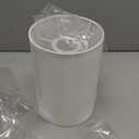 White Linen Small Drum Lampshade, 8.66" Top x 8.66" Bottom x 7.87" High Lamp Shade, Lamp Shade Replacement for Table and Floor Lamps, Pendant LightHandcrafted LampshadeEasy Assembly