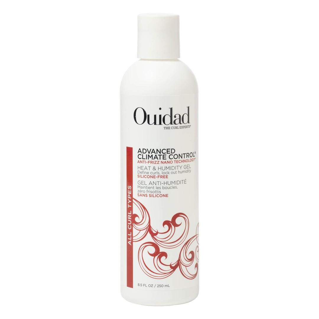 Ouidad Advanced Climate Control Heat & Humidity Gel for Curly Hair Crunch-Free, Soft Hold Styling Gel, Fights Frizz & Locks In Moisture for Defined Curls, All Curl Types, Sulfate & Silicone-Free