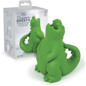 Genuine Fred DRAGON'S BREATH Microwave Steam Cleaner, BPA-Free Silicone Dragon Design, Easy to Use, Reduces Cleaning Time, Dishwasher Safe, Fun and Effective Kitchen Gadget