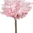 Artificial 7 FT Cherry Blossom Tree - Handmade Pink Fake Cherry Blossom Tree Centerpieces for Wedding Party Christmas Garden Indoor & Outdoor