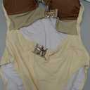 Eomenie Sexy One Piece Swimsuit for Women Cutout Monokini Bathing Suit Starfish Beach Resort Swimwear, Brown And Beige Large
