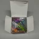 8 Pack Light up No Hole Dinosaur Bath Toy Set, Flashing Color Changing Light in Water, Floating Dino Bathtub Bathroom tub Pool Toy for Baby Infant Kid Toddler Child Boy Girl Preschool in Christmas