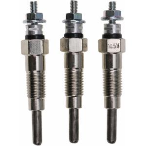 JEENDA 3PCS Glow Plugs M87919 AT110814 for John Deere 330 332 375 430 455 655 755 855 F915 F925 F935 X495 X595 1435 2030 2500 2210 4010 4110 670 770 Yanmar 3TN66C 3TN66UJ 3TNA72UJ 3TNA72UJ3 3TNE74