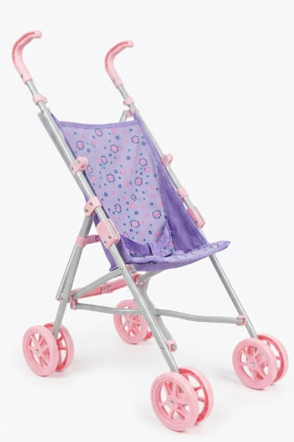 GAGAKU Baby Doll Stroller for Toddler Girls Kids Ages 1-6, Purple 