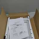 Extendable Microwave Oven Stand, Adjustable Microwave Rack Toaster Shelf, Heavy Duty Rack 2 Tier Kitchen Counter Top Organizer with 7 Hooks for Kitchen (White)