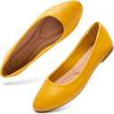 Hash Bubbie Women's Flats Shoes Ballet Flats Dress Shoes Comfortable PU Leather Slip on Shoes for Women, Size 9.5