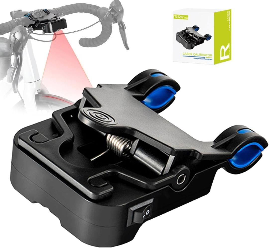 Bicycle Handlebar Saddle Calibrator, Bike Tool Seat Center Adjuster Measurement Tool, Bicycle Laser Calibrator with Type-C Recharge Port, Aligning Indicator Tool Professional Bike