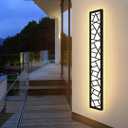 Outdoor Wall Lights 31.5inch Modern Outdoor Wall Sconce LED Long Wall Sconces Black Front Porch Light Waterproof Led Wall Light IP67 3000K Exterior Lighting fixtures