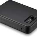Pistol Safe, Portable Travel Gun Safe,Handgun Lock Box, Gun Safes for Cars, Black (Dial lock)