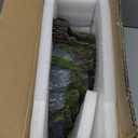 Extra Large Resin Reptile Hideouts Cave Habitat Decor for Reptiles, Amphibians, Fish Tanks and Gecko, Leopard