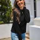 Totatuit Women Cute Cropped Sweater Mock Neck Long Sleeve Lightweight Knit Loose Pullover Sweaters 2025 Fall Trendy Outfits (Gold, M)