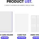 3 x WVM Card Sleeves Top Loaders for Cards, Premium Toploaders for Cards, Card Holder Baseball Football Sports and Game Cards (30 Toploaders + 300 Penny Sleeves)