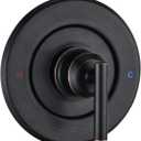 Replacement for MoenPosi-Temp Valve Only Shower Faucet Trim Kit (Valve& Catridge Not Inclued), Volume and Temperature Control Level Handle, Oil Rubbed Bronze