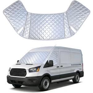 Custom Fit RV Windshield Cover for Mercedes Sprinter Van 2007-2026 All-Weather Sunshade for Blackout Privacy, Waterproof and Durable