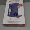 Sunbeam XL Heating Pad for Back Neck and Shoulder Pain Relief Auto Shut Off 6 Heat Settings Extra Large 12 x 24 Navy Ideal for Muscle Aches and Arthritis Pain