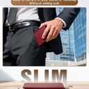 GNDR Wallet For Men Bifold Red RFID Blocking Slim Faux Leather Wallets Card Holder Front Pocket Minimalist Men Accessories With Gift Box