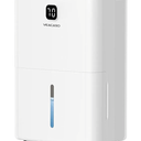 5500 Sq. Ft Dehumidifier for Basement with Drain Hose 80 Pints, VEAGASO Dehumidifiers for Home, Large Room, Bathroom, Bedroom, Three Modes, Intelligent Humidity Control, Dry Clothes, 24HR Timer