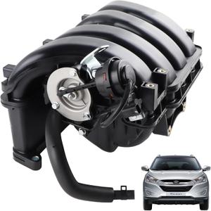 MUCO Engine Intake Manifold 28310-2G700 Compatible with Hyundai Santa Fe Sport L4 2.4L 2013-2016, Sonata L4 2.4L 2011-2014, 2011-2015 Kia Optima L4 2.0L, 2.4L, 2012-2015 L4 2.4L