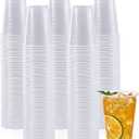 Lilymicky 500 Pack 5 oz Clear Plastic Cups, Small Disposable Drinking Cups, Clear Beverage Tumbler for Tasting, Drinking and Party