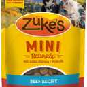 Zukes Mini Naturals Soft And Chewy Dog Treats For Training Pouch, Natural Treat Bites With Beef Recipe - 6 oz. Bag (6 Ounce (Pack of 1)) Best by Sept 2025
