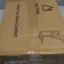 C-Shaped End Table, Small Couch Side Table, Sofa TV Tray Table for Living Room, Bedroom, Bedside ET-D-BR1